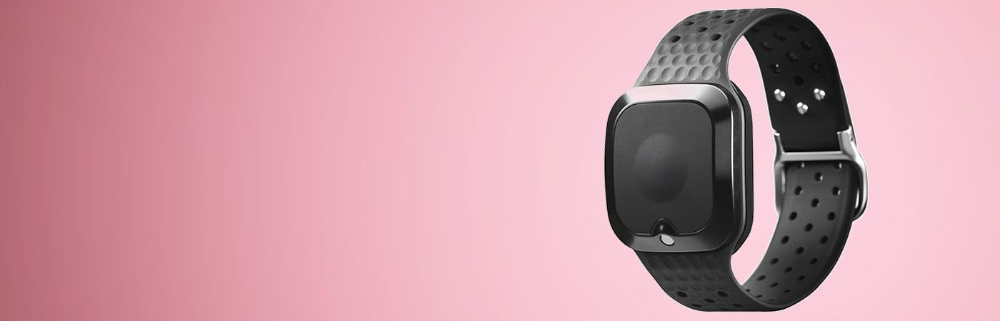 Wearable technology with silicone button