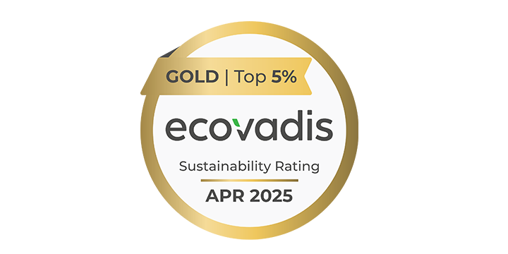 Mekoprint Sustainability Rating Ecovadis Gold 2025